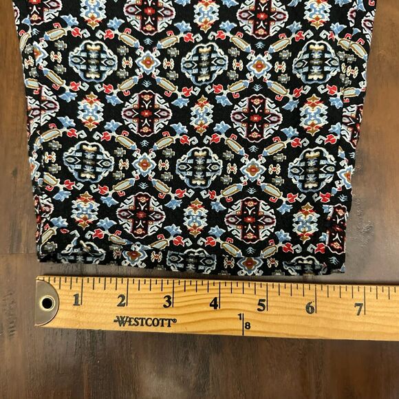 J. JILL Tribal Print Harem Pull-On Pants Drawstring in Multicolor - Picture 12 of 12